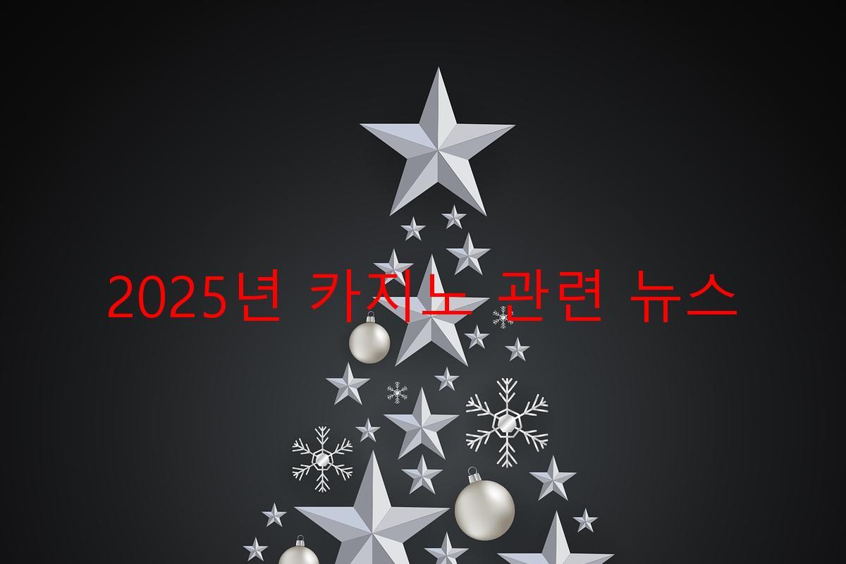 2025년 카지노 관련 뉴스