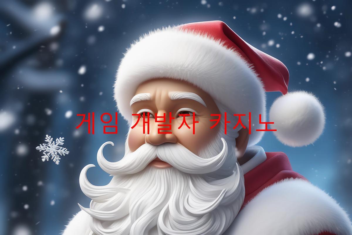 게임 개발자 카지노