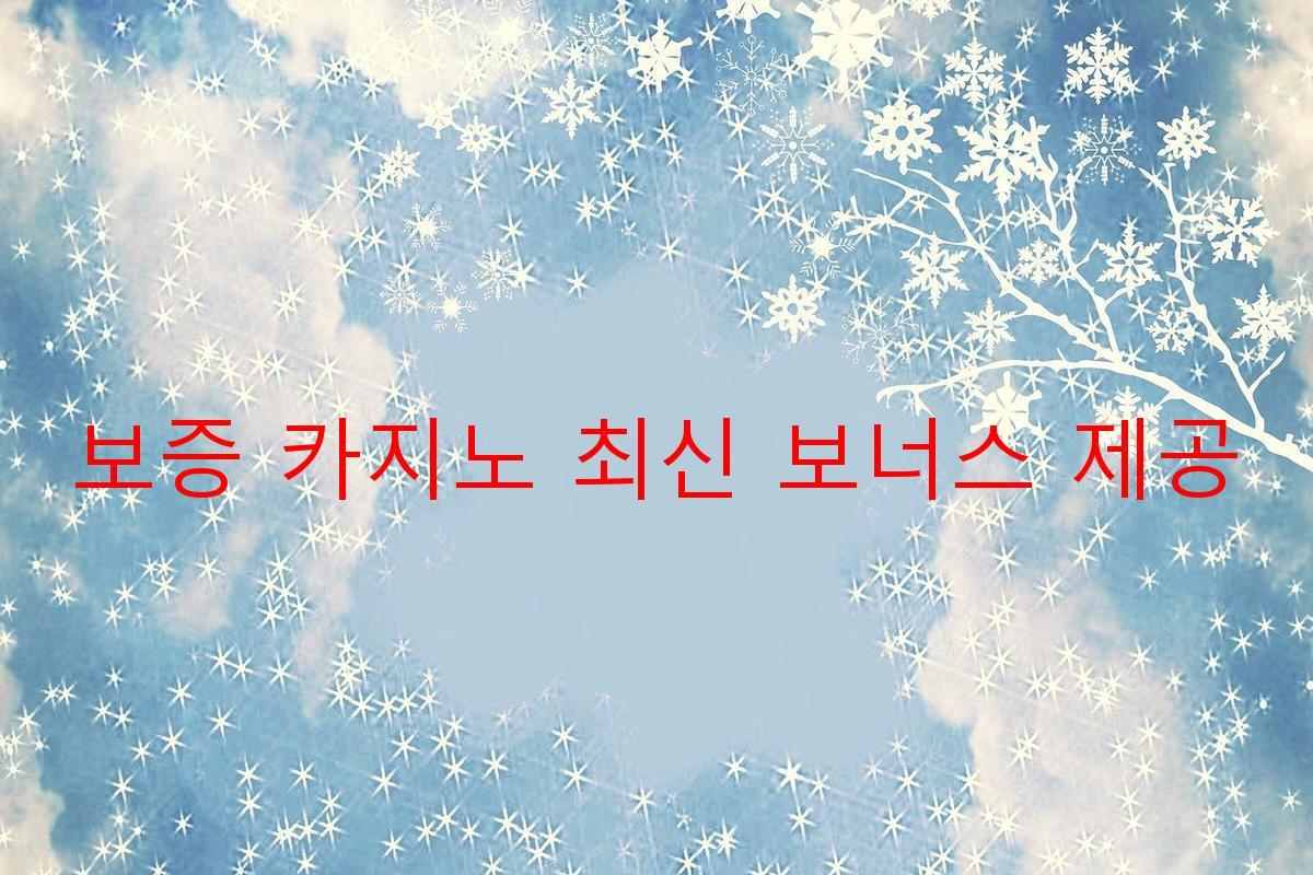 보증 카지노 최신 보너스 제공