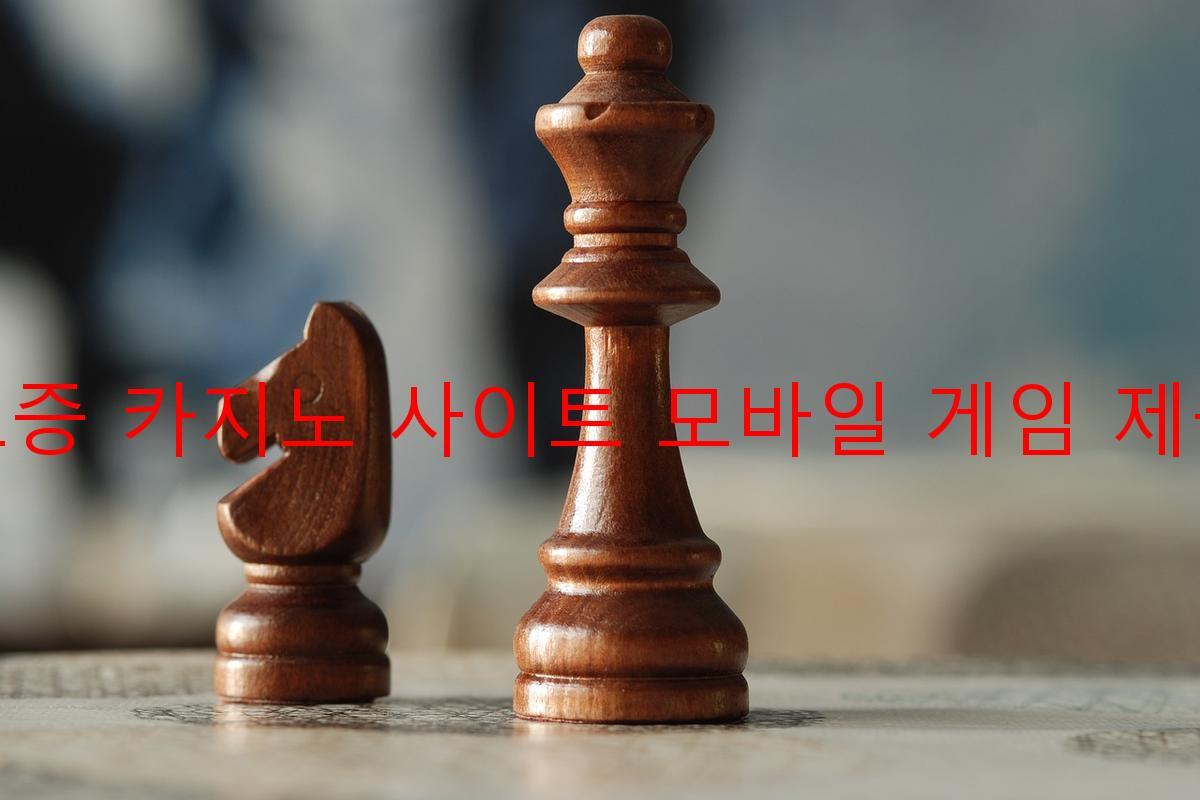 보증 카지노 사이트 모바일 게임 제공