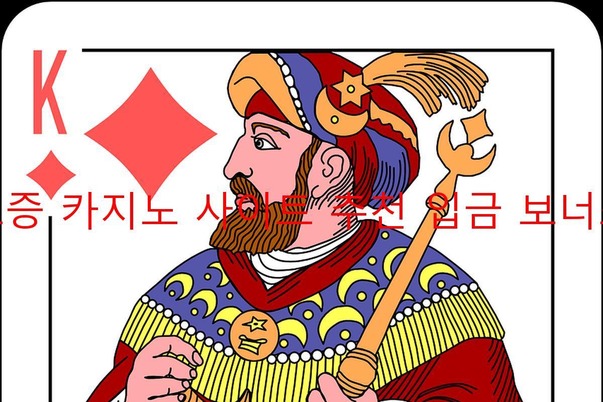 보증 카지노 사이트 추천 입금 보너스