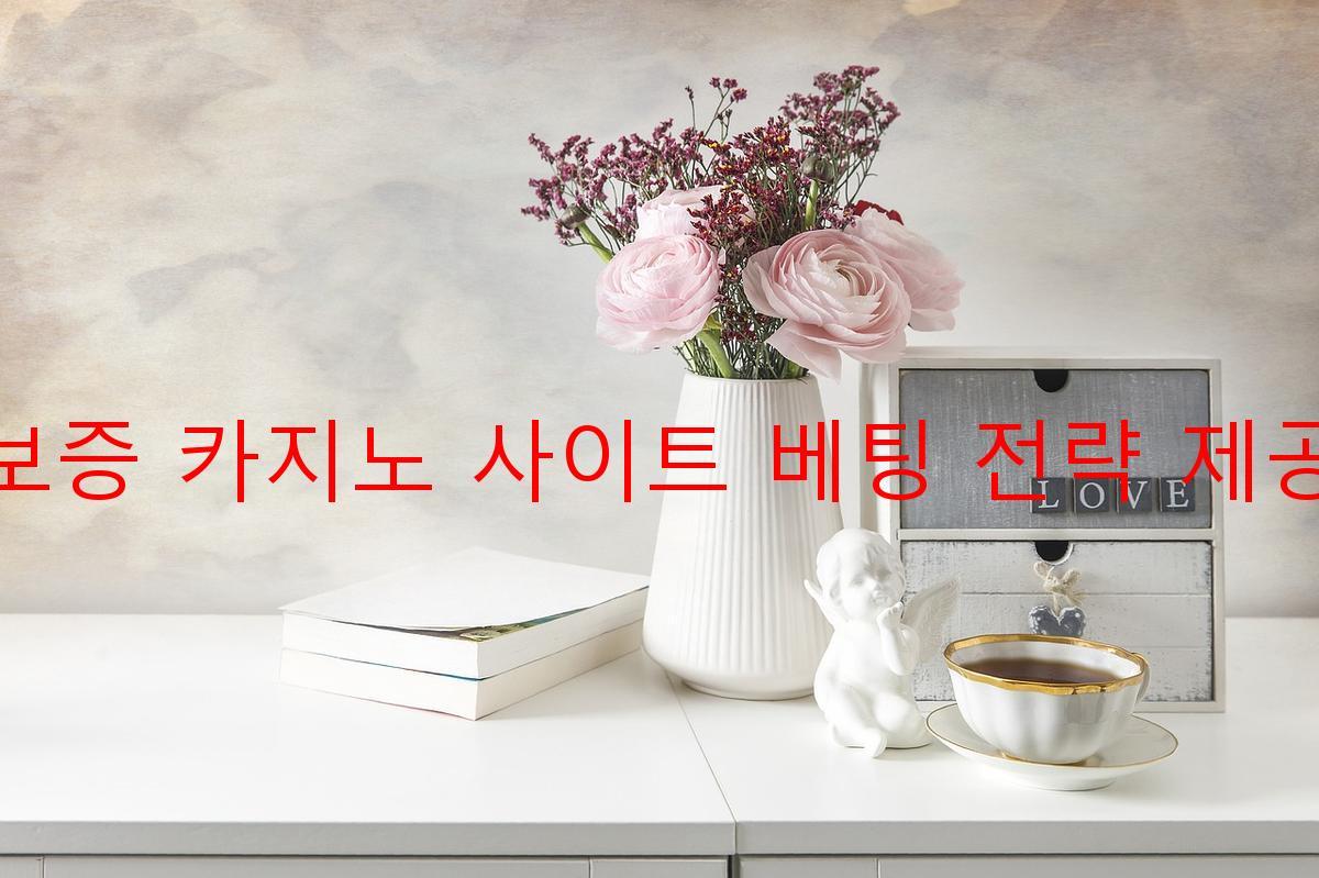 보증 카지노 사이트 베팅 전략 제공