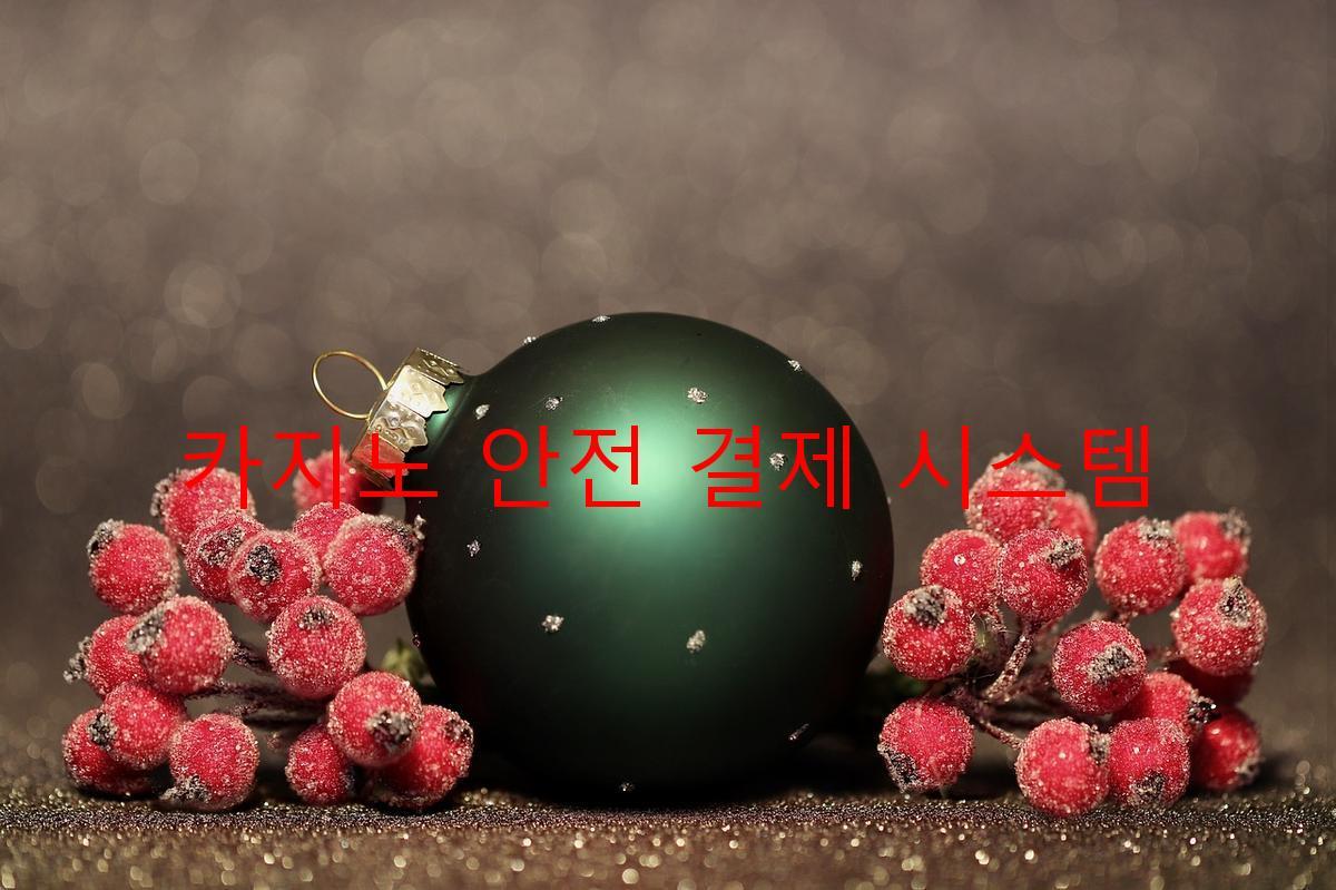 카지노 안전 결제 시스템