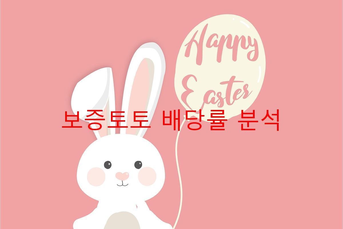 보증토토 배당률 분석