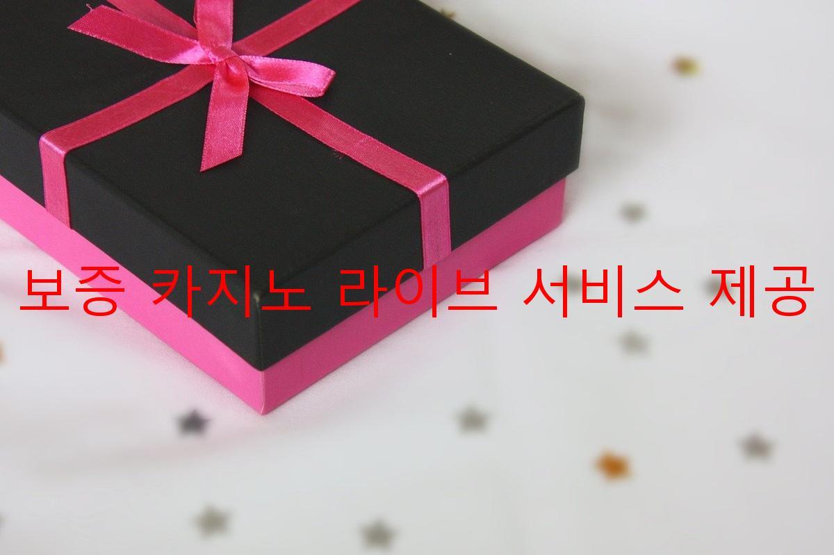 보증 카지노 라이브 서비스 제공