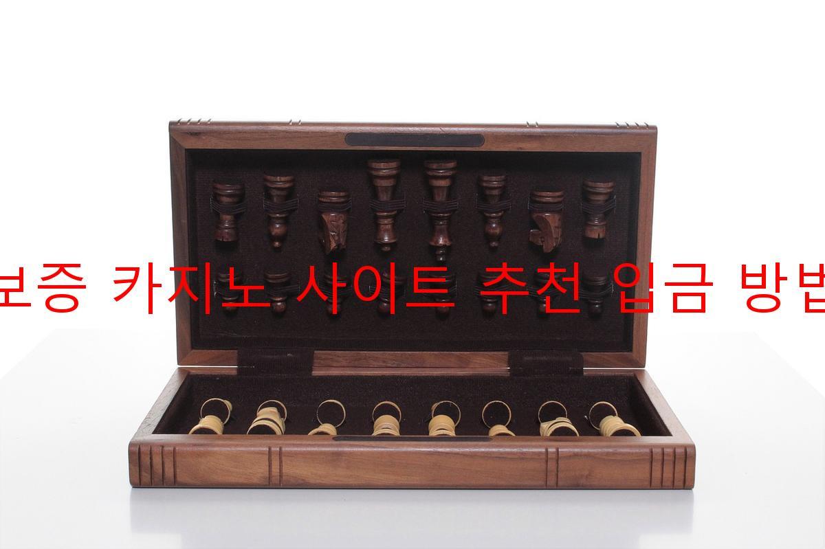 보증 카지노 사이트 추천 입금 방법
