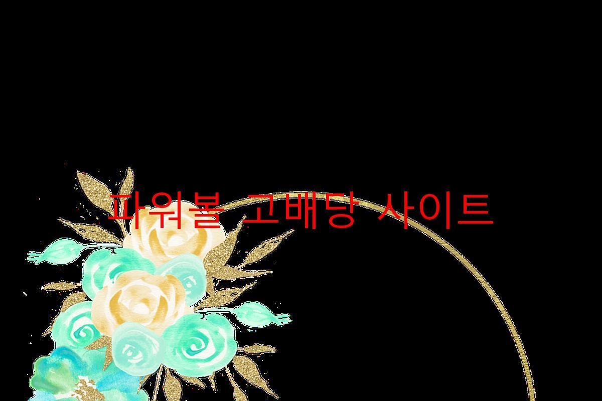 파워볼 고배당 사이트