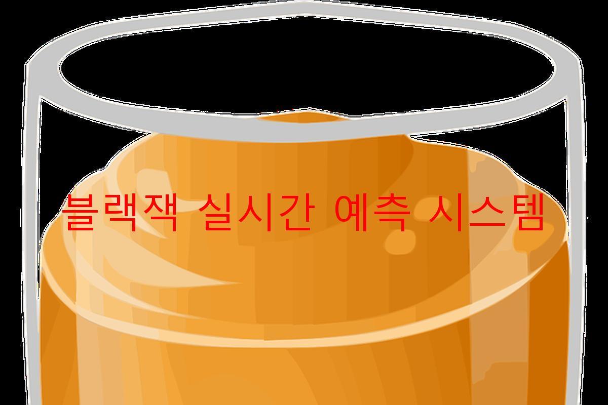 블랙잭 실시간 예측 시스템