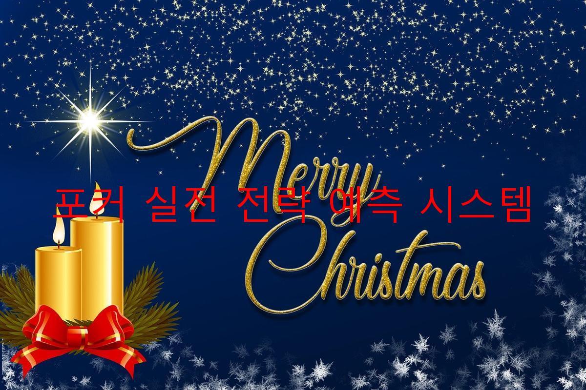 포커 실전 전략 예측 시스템