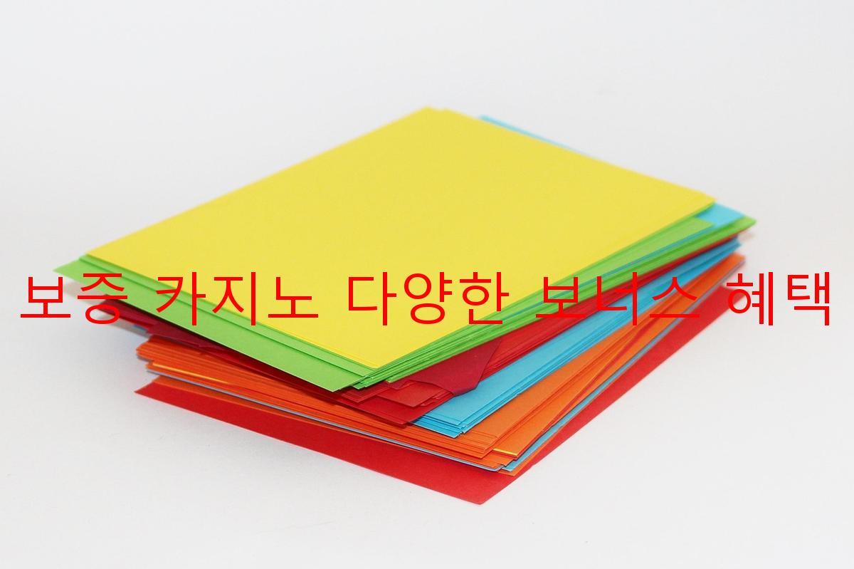 보증 카지노 다양한 보너스 혜택