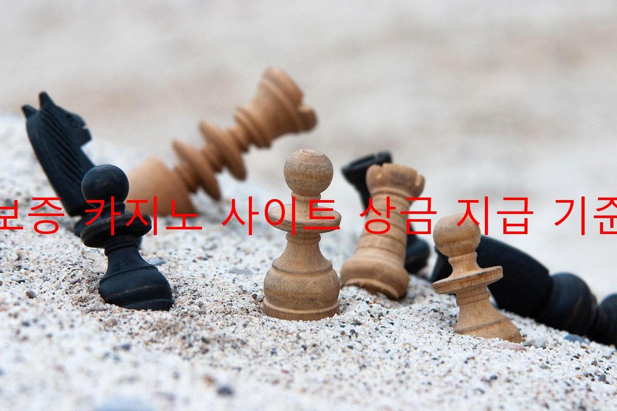 보증 카지노 사이트 상금 지급 기준