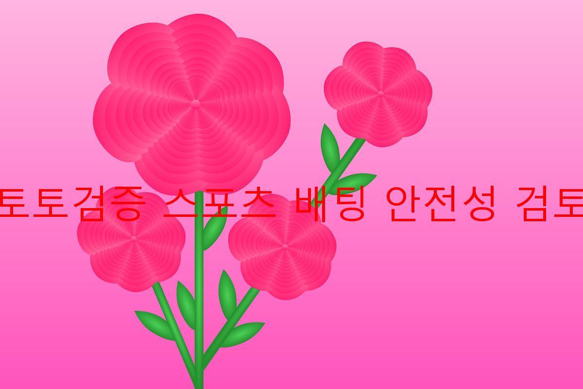 토토검증 스포츠 배팅 안전성 검토