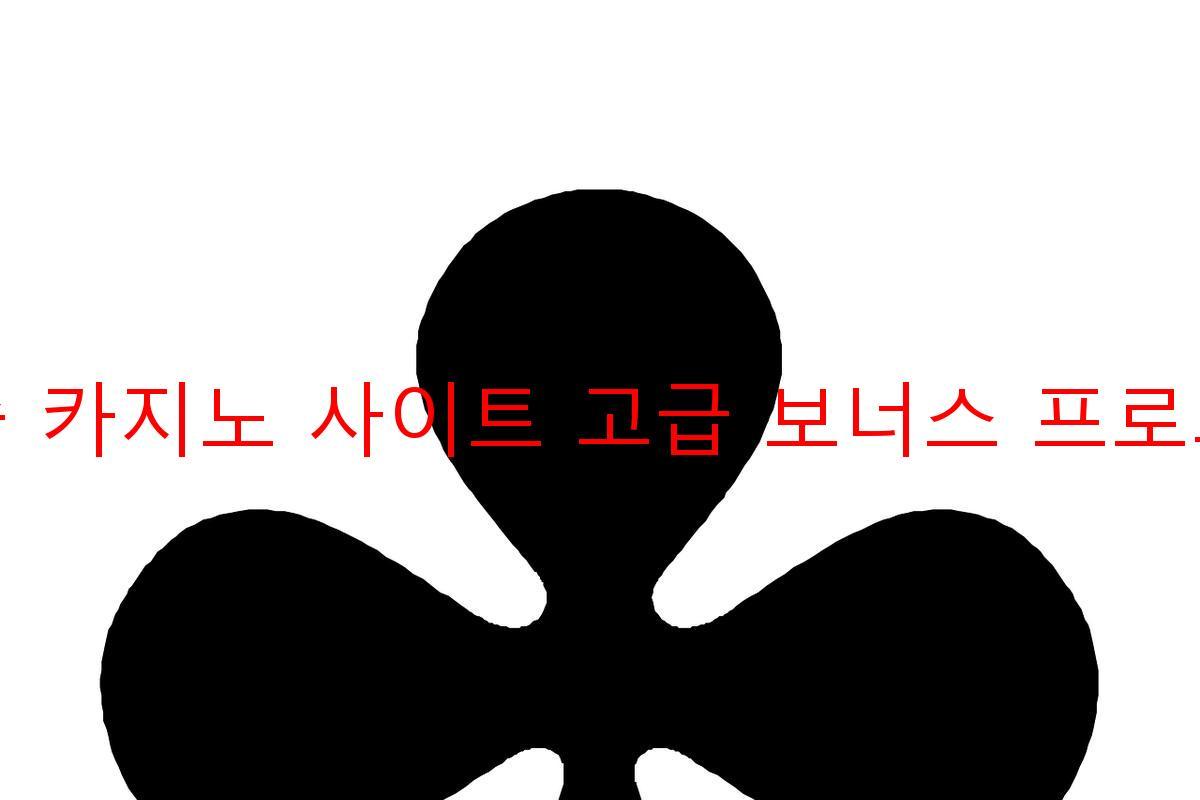 보증 카지노 사이트 고급 보너스 프로그램