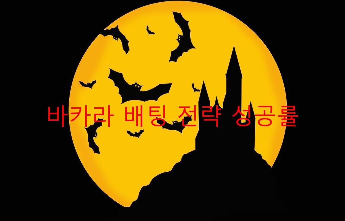 바카라 배팅 전략 성공률
