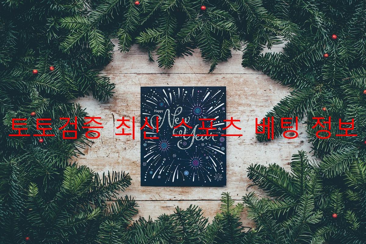 토토검증 최신 스포츠 베팅 정보