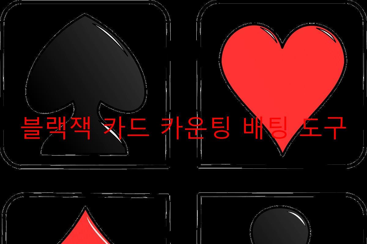 블랙잭 카드 카운팅 배팅 도구