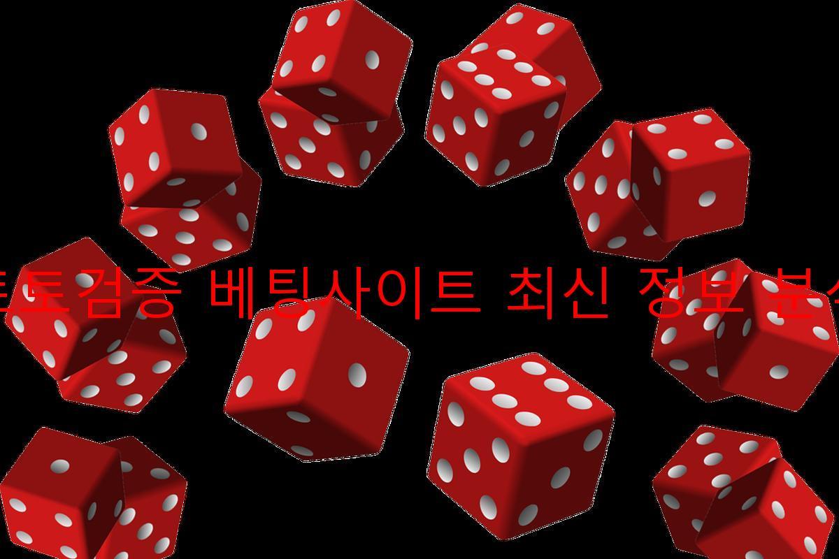토토검증 베팅사이트 최신 정보 분석
