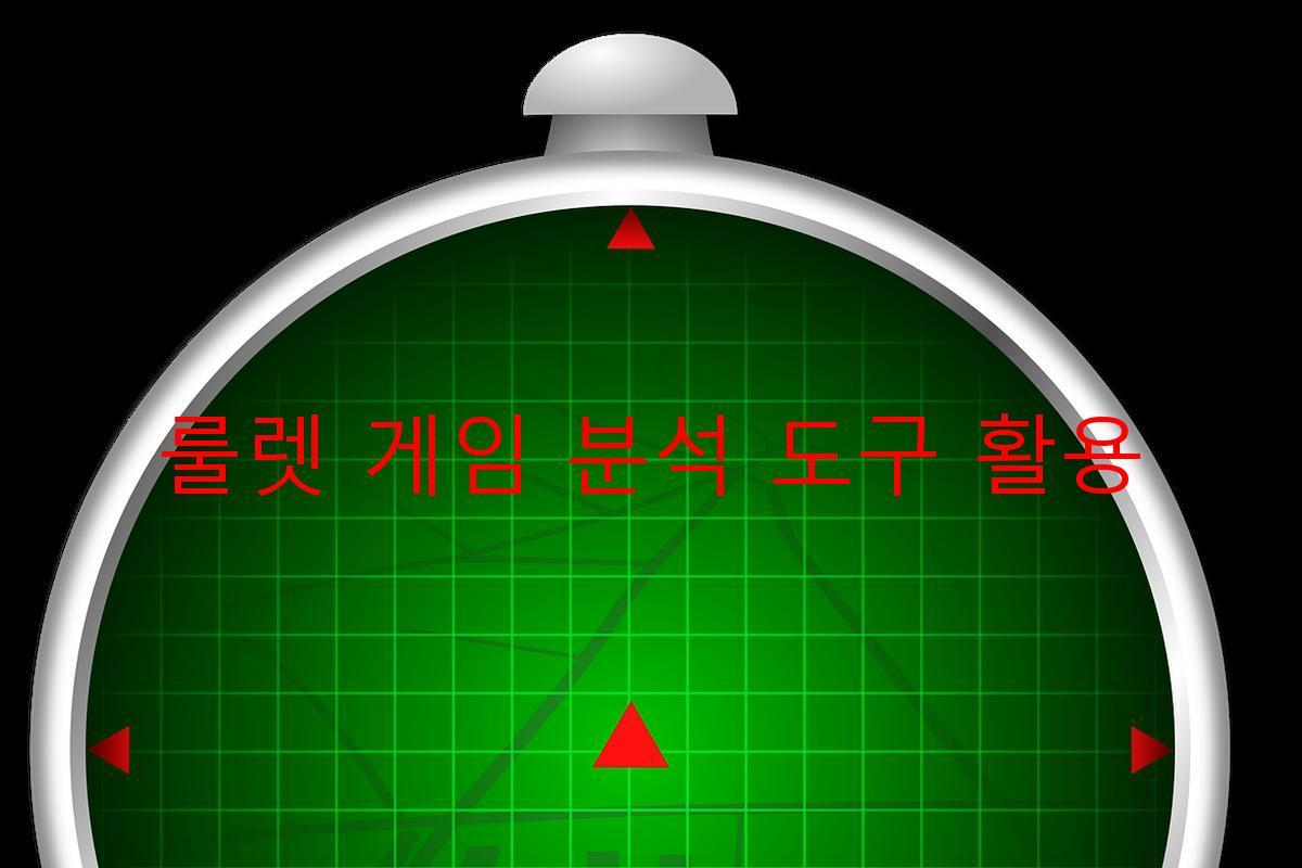 룰렛 게임 분석 도구 활용