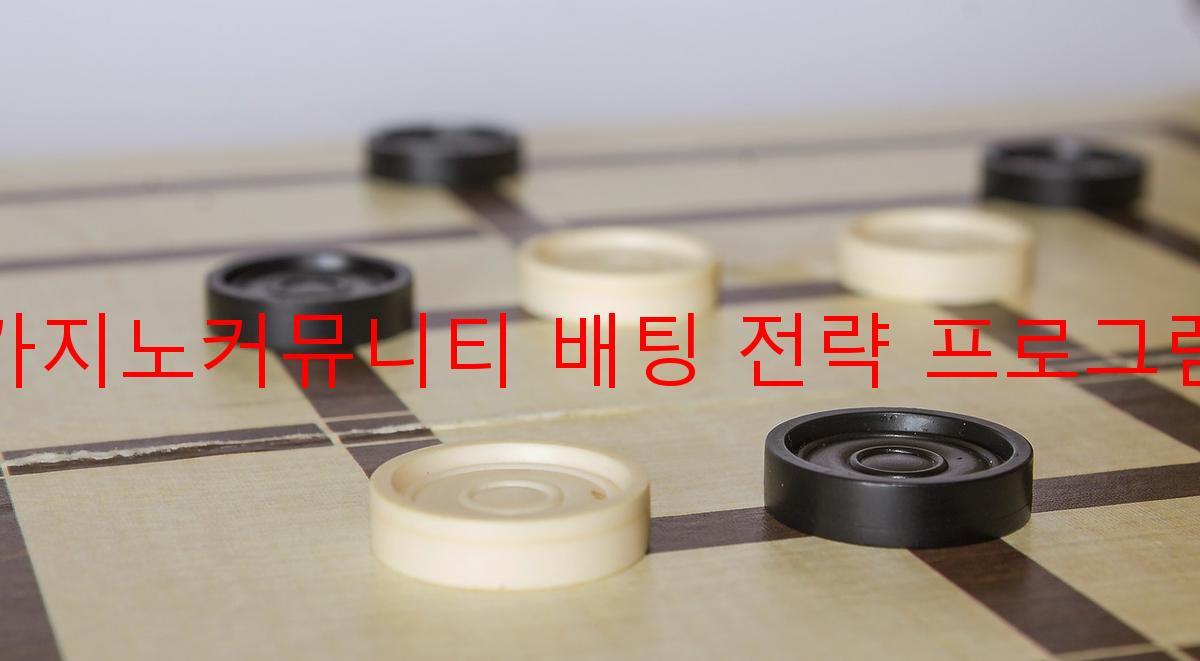 카지노커뮤니티 배팅 전략 프로그램
