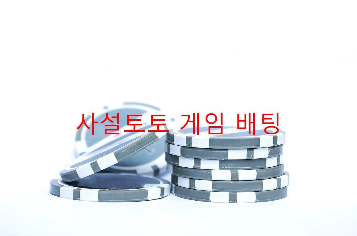 사설토토 게임 배팅