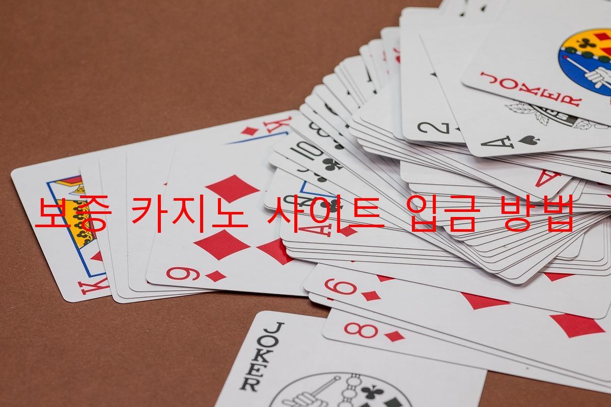 보증 카지노 사이트 입금 방법