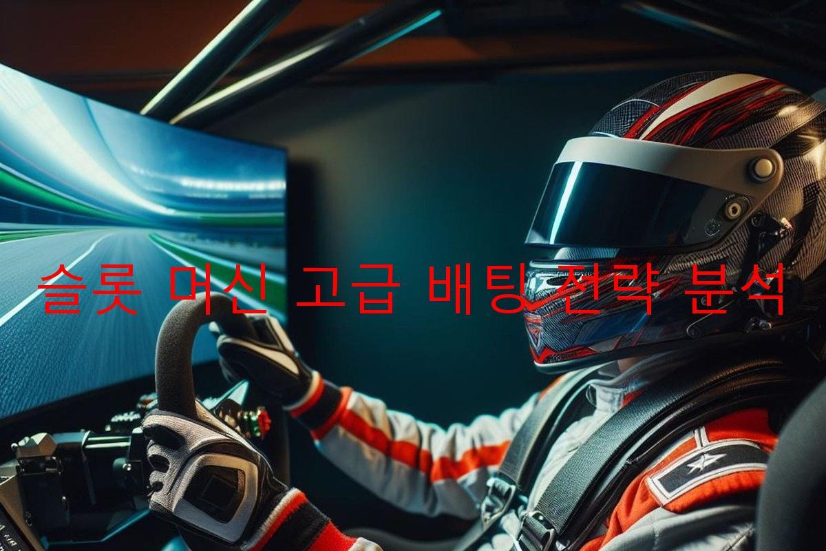 슬롯 머신 고급 배팅 전략 분석