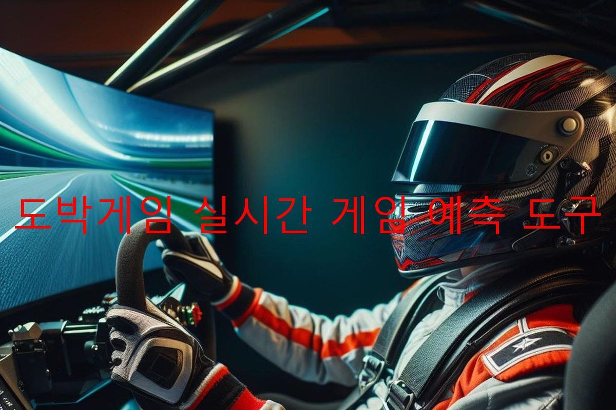 도박게임 실시간 게임 예측 도구