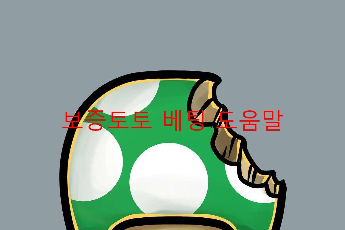 보증토토 베팅 도움말