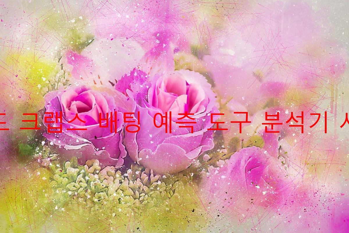 라운드 크랩스 배팅 예측 도구 분석기 사용법