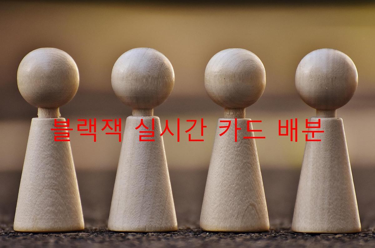 블랙잭 실시간 카드 배분