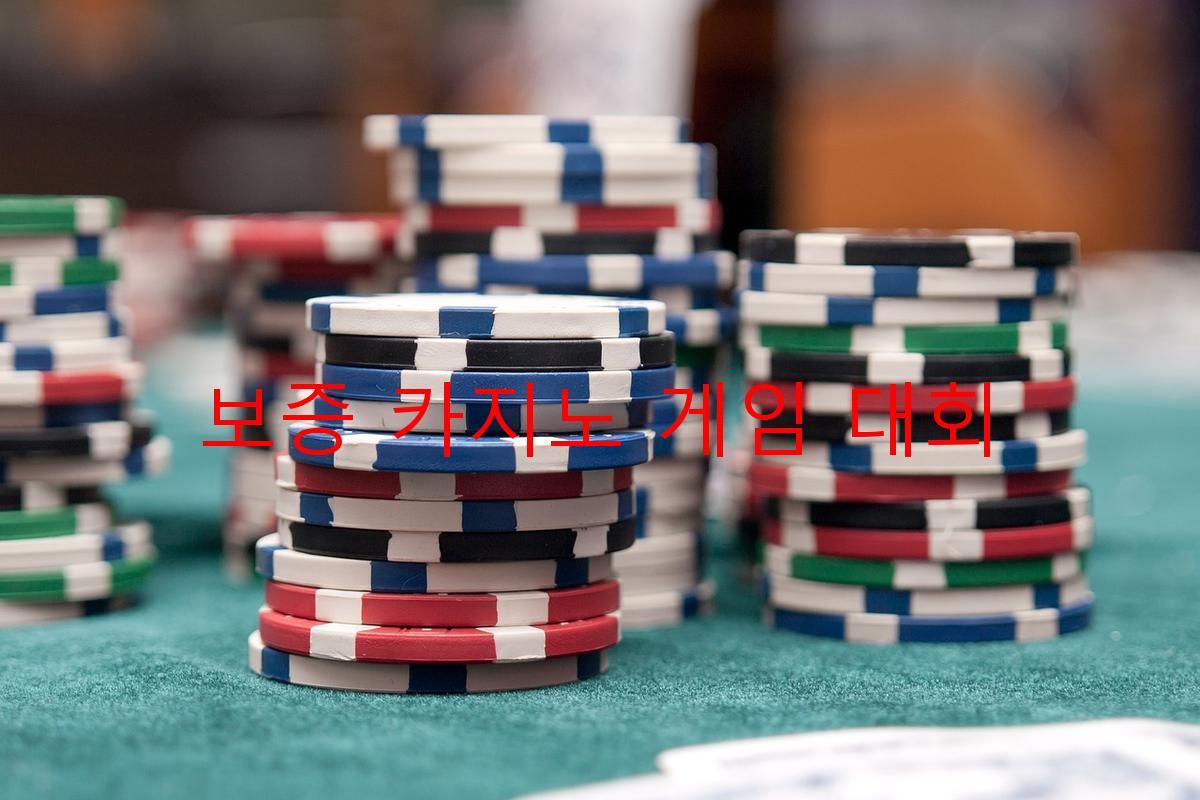 보증 카지노 게임 대회