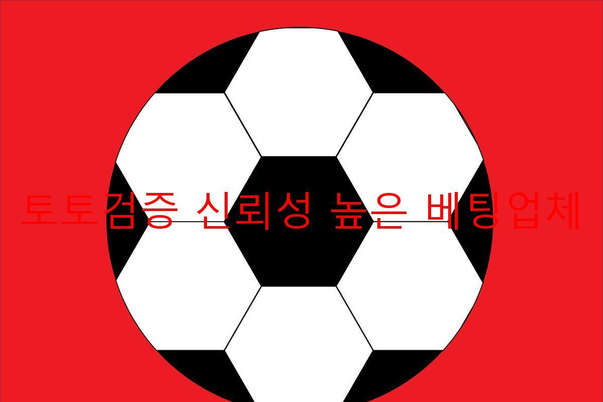 토토검증 신뢰성 높은 베팅업체